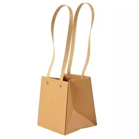 10 buc. Pungi kraft pentru flori 13(h) x 13(l) x 15(a) cm