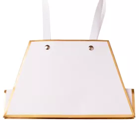 10 buc. Pungi pentru flori 21(h) x 10(l) x 13(a) cm - Alb