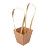 Set 10 pungi kraft pentru flori 12(h) x 12(l) x 12.5(a) cm