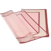 Rulou de folie mată transparentă cu chenar 58 x 58 cm, 20 buc. - Roz pudrat