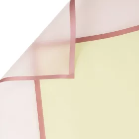   Folie mată transparentă cu margine 58 x 58cm, 20 buc - Verde deschis