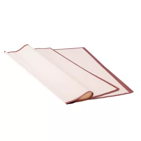 Folie cu margine rose gold 58 x 58cm, 20 buc - Alb