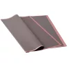 Folie cu margine rose gold 58 x 58cm, 20 buc - Gri închis