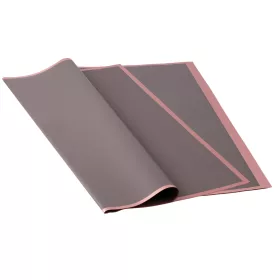 Folie cu margine rose gold 58 x 58cm, 20 buc - Gri închis