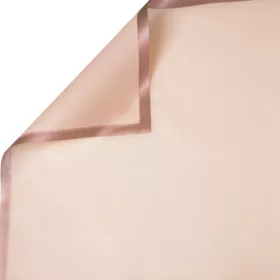 Folie cu margine rose gold 58 x 58cm, 20 buc - Roz pudrat
