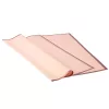 Folie cu margine rose gold 58 x 58cm, 20 buc - Roz pudrat