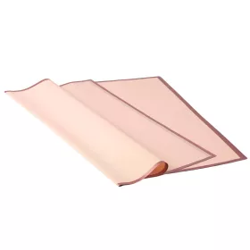 Folie cu margine rose gold 58 x 58cm, 20 buc - Roz pudrat