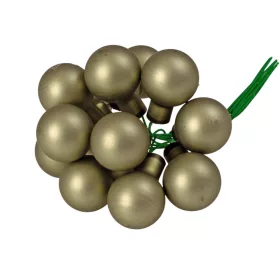 Pick glob de sticlă, mat rozmarin, 2cm, set de 12 bucăți