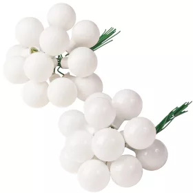 Pick glob de sticlă, set mixt - Alb