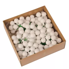 Pick glob de sticlă, set mixt - Alb