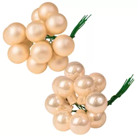 Pick glob de sticlă, set mixt - Crem