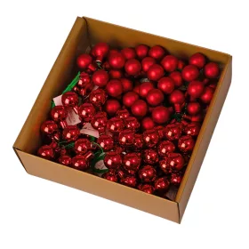 Pick glob de sticlă, set mixt - Roșu