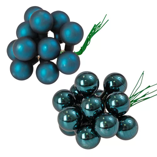 Pick glob de sticlă, set mixt - Albastru