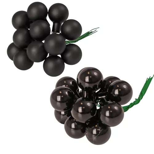 Pick glob de sticlă, set mixt - Negru