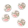 5buc. plăcuță decorativă cu inscripția "Boldog karácsonyt!" 5cm