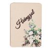 4buc. plăcuță decorativă cu buchet floral și inscripția "Hiányzol" 7 x 5cm