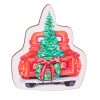 4buc. Tăbliță decorativă de Crăciun sublimată 6 x 7cm