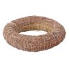 Bază de coroniță din fân acoperită cu sisal 15cm/3cm – Bej