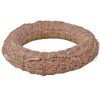 Bază de coroniță din fân acoperită cu sisal 20cm/4cm – Bej