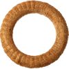 Bază de coroniță din paie îmbrăcată în sisal 25cm/5cm – Maro