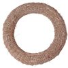 Bază de coroniță din fân acoperită cu sisal 25cm/5cm – Bej