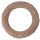 Bază de coroniță din fân acoperită cu sisal 25cm/5cm – Bej