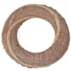 Bază de coroniță din fân îmbrăcată în sisal decorată cu sorg 20cm/5cm - Bej