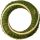 Bază de coroniță din paie cu sisal și decor din sorg 20cm/5cm – Verde