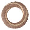 Bază de coroniță din paie cu sisal și decor din sorg 25cm/6cm – Verde