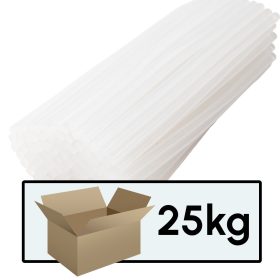   Rezerve la cutie pentru pistol de lipit (baston lipici) 7mm x 20cm (1 carton = 25 pachete = aprox. 3025buc.)