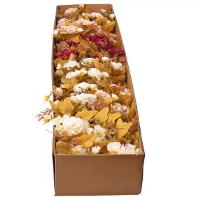   Buchet de flori artificiale Garoafe, 6 fire, 30cm înălțime - Mix 36 buc.