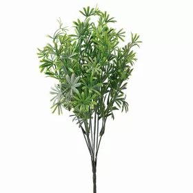 Tufă decorativă, 7 fire, 34cm înălțime - Verde mediu