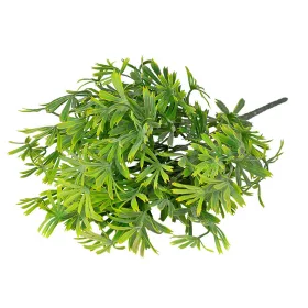 Tufă decorativă, 7 fire, 34cm înălțime - Verde deschis