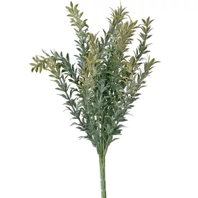 Tufă decorativă, 7 fire, 40cm înălțime - Verde închis