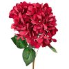 Buchet de flori artificiale Hortensii, cu 5 ramuri, 49cm - Roșu