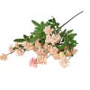 Ramură de garoafă de grădină, 70cm - Roz/Crem