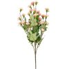 Ramură de garoafă de grădină, 70cm - Roz/Crem