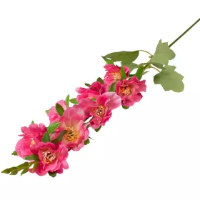 Ramură cu flori artificiale, 76cm - Roz închis