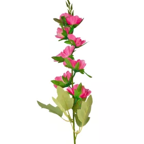 Ramură cu flori artificiale, 76cm - Roz închis