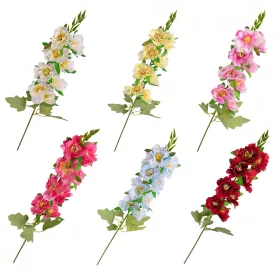 Ramură cu flori artificiale, 76cm - Mix 48 buc.