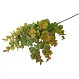 Buchet de eucalipt, 3 ramuri, 70cm - Verde / Maro