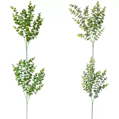 Buchet de eucalipt, 3 ramuri, 70cm - Mix 72 bucăți