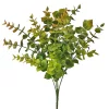 Buchet de eucalipt, 5 ramuri, 37cm - Verde / Maro