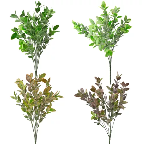 Buchet de eucalipt, 7 ramuri, 34cm - Mix 60 bucăți