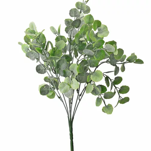 Buchet de eucalipt, 7 ramuri, 34cm - Verde deschis