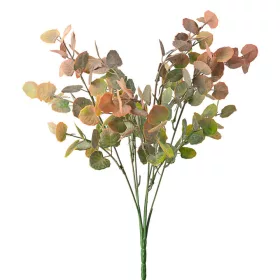 Buchet de eucalipt, 7 ramuri, 34cm - Verde / Portocaliu