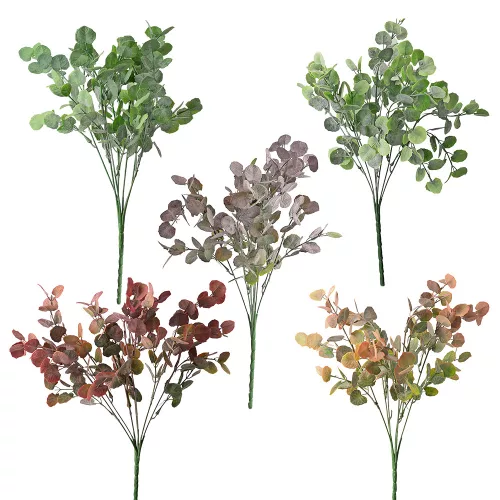 Buchet de eucalipt, 7 ramuri, 34cm - Mix 60 bucăți