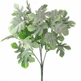   Buchet de monstera artificială, 5 ramuri, 35cm - Verde deschis