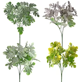   Buchet de monstera artificială, 5 ramuri, 35cm - Mix 60 bucăți