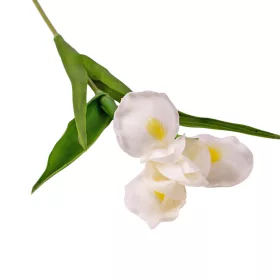 Fir de iris real touch, 58cm - Alb